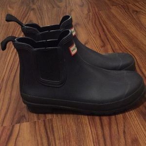 Hunter ankle rain boots